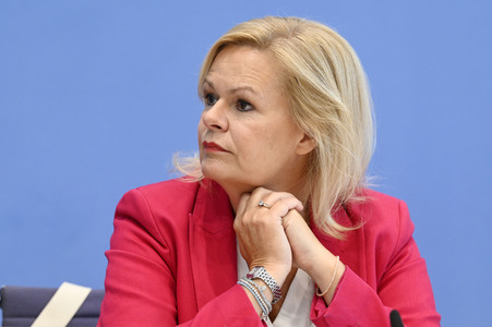 Bundespressekonferenz Vorstellung BKA - Lagebild Organisierte Kriminalität 2021 in Berlin