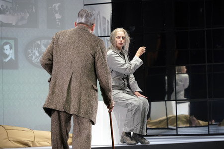 Theaterprobe 'Münchhausen - Freuds letzte Reise' in Berlin