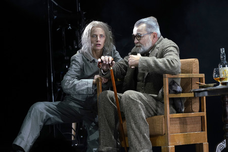 Theaterprobe 'Münchhausen - Freuds letzte Reise' in Berlin