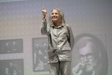 Theaterprobe 'Münchhausen - Freuds letzte Reise' in Berlin