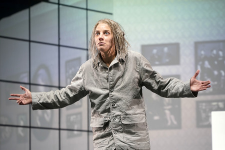 Theaterprobe 'Münchhausen - Freuds letzte Reise' in Berlin
