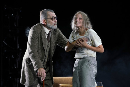 Theaterprobe 'Münchhausen - Freuds letzte Reise' in Berlin