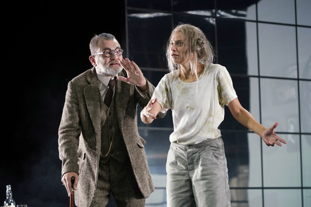 Theaterprobe 'Münchhausen - Freuds letzte Reise' in Berlin
