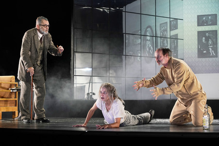 Theaterprobe 'Münchhausen - Freuds letzte Reise' in Berlin