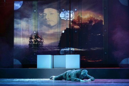 Theaterprobe 'Münchhausen - Freuds letzte Reise' in Berlin