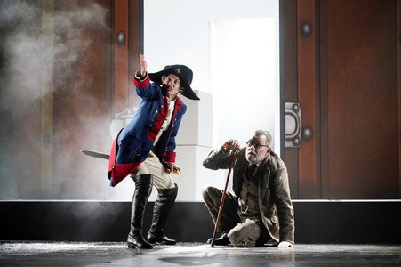 Theaterprobe 'Münchhausen - Freuds letzte Reise' in Berlin