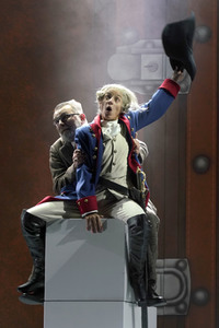 Theaterprobe 'Münchhausen - Freuds letzte Reise' in Berlin