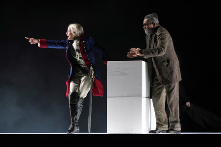 Theaterprobe 'Münchhausen - Freuds letzte Reise' in Berlin