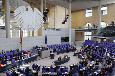 54. Sitzung des Deutschen Bundestages in Berlin