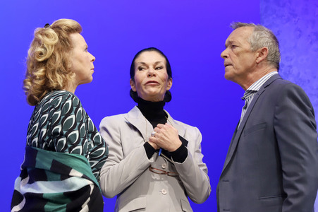 Theaterprobe 'Und wer nimmt den Hund?' in Hamburg