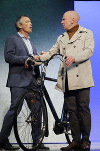 Theaterprobe 'Und wer nimmt den Hund?' in Hamburg