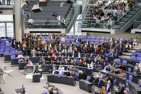 55. Sitzung des Deutschen Bundestages in Berlin