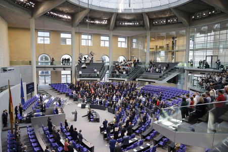 55. Sitzung des Deutschen Bundestages in Berlin