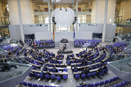 55. Sitzung des Deutschen Bundestages in Berlin