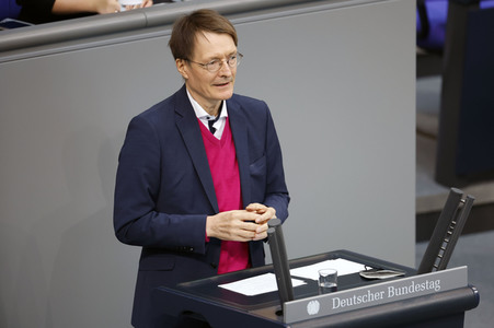 55. Sitzung des Deutschen Bundestages in Berlin