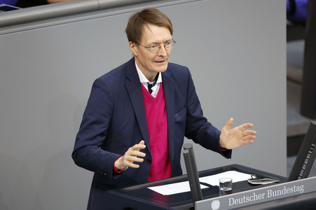 55. Sitzung des Deutschen Bundestages in Berlin