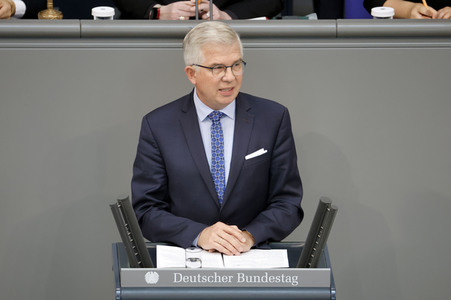 55. Sitzung des Deutschen Bundestages in Berlin