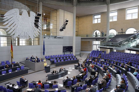 55. Sitzung des Deutschen Bundestages in Berlin