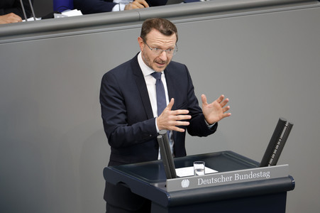 55. Sitzung des Deutschen Bundestages in Berlin
