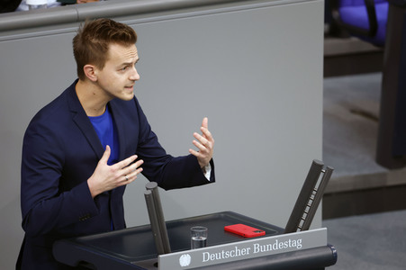 55. Sitzung des Deutschen Bundestages in Berlin