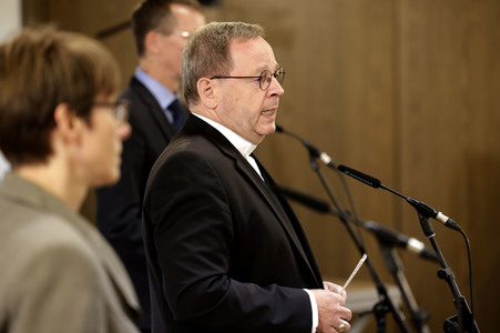 Auftakt-Pressekonferenz zur Herbst-Vollversammlung der Deutschen Bischofskonferenz in Fulda