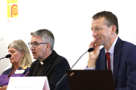 Pressegespräch im Rahmen der Deutschen Bischofskonferenz in Fulda