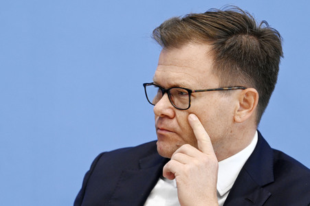 Bundespressekonferenz Bericht des Beauftragten der Bundesregierung für Ostdeutschland 2022 in Berlin