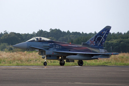 Deutsche Eurofighter in Omitama