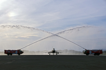 Deutsche Eurofighter in Omitama