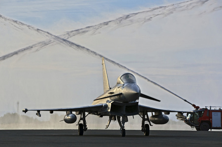Deutsche Eurofighter in Omitama