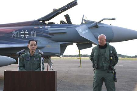 Deutsche Eurofighter in Omitama