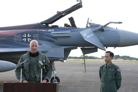 Deutsche Eurofighter in Omitama