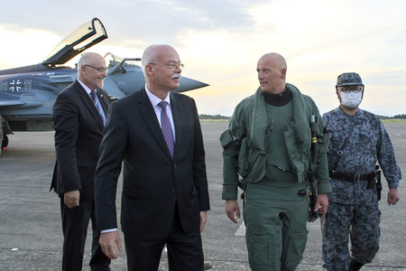 Deutsche Eurofighter in Omitama