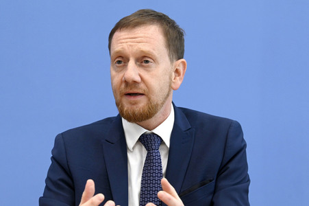 Bundespressekonferenz Großforschungszentren in der Lausitz in Berlin