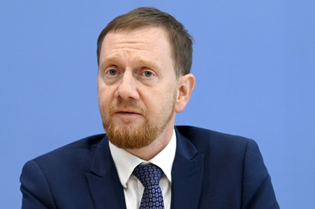 Bundespressekonferenz Großforschungszentren in der Lausitz in Berlin