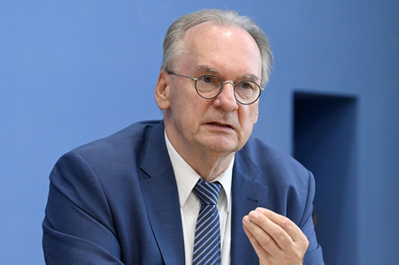 Bundespressekonferenz Großforschungszentren in der Lausitz in Berlin