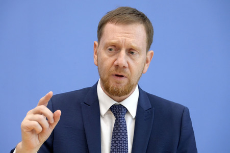 Bundespressekonferenz Großforschungszentren in der Lausitz in Berlin