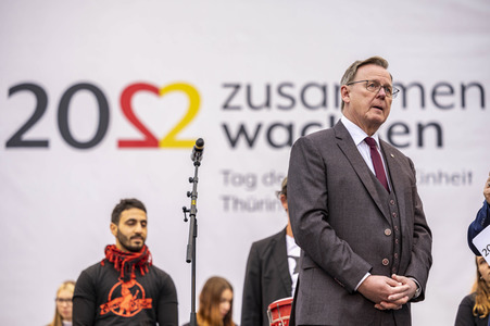 Eröffnung der Feierlichkeiten zum Tag der Deutschen Einheit 2022 in Erfut