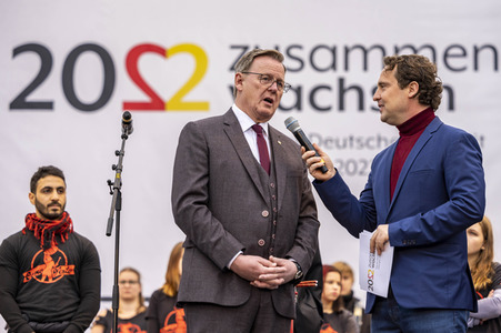 Eröffnung der Feierlichkeiten zum Tag der Deutschen Einheit 2022 in Erfut