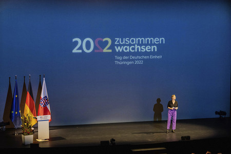 Festakt zum Tag der Deutschen Einheit in Erfurt