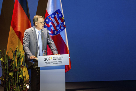 Festakt zum Tag der Deutschen Einheit in Erfurt
