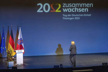 Festakt zum Tag der Deutschen Einheit in Erfurt