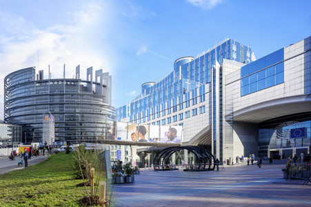 Symbolfoto EU Parlament Brüssel und Straßburg