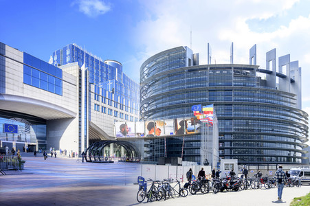 Symbolfoto EU Parlament Brüssel und Straßburg