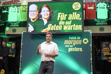 Landtagswahlkampfveranstaltung von Bündnis 90/Die Grünen in Hannover