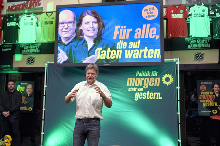Landtagswahlkampfveranstaltung von Bündnis 90/Die Grünen in Hannover