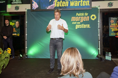 Landtagswahlkampfveranstaltung von Bündnis 90/Die Grünen in Hannover