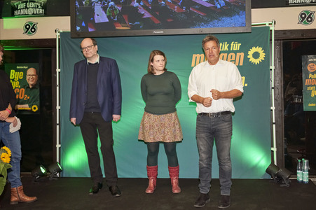 Landtagswahlkampfveranstaltung von Bündnis 90/Die Grünen in Hannover