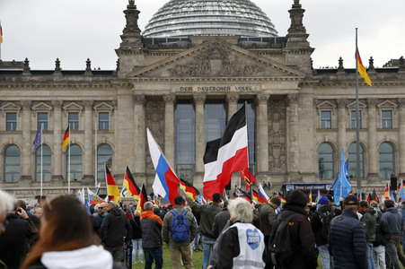 AfD-Demo gegen die die Regierungspolitik in der Energiekrise in Berlin