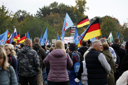 AfD-Demo gegen die die Regierungspolitik in der Energiekrise in Berlin